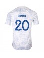 Frankrike Kingsley Coman #20 Replika Borta Kläder VM 2022 Kortärmad